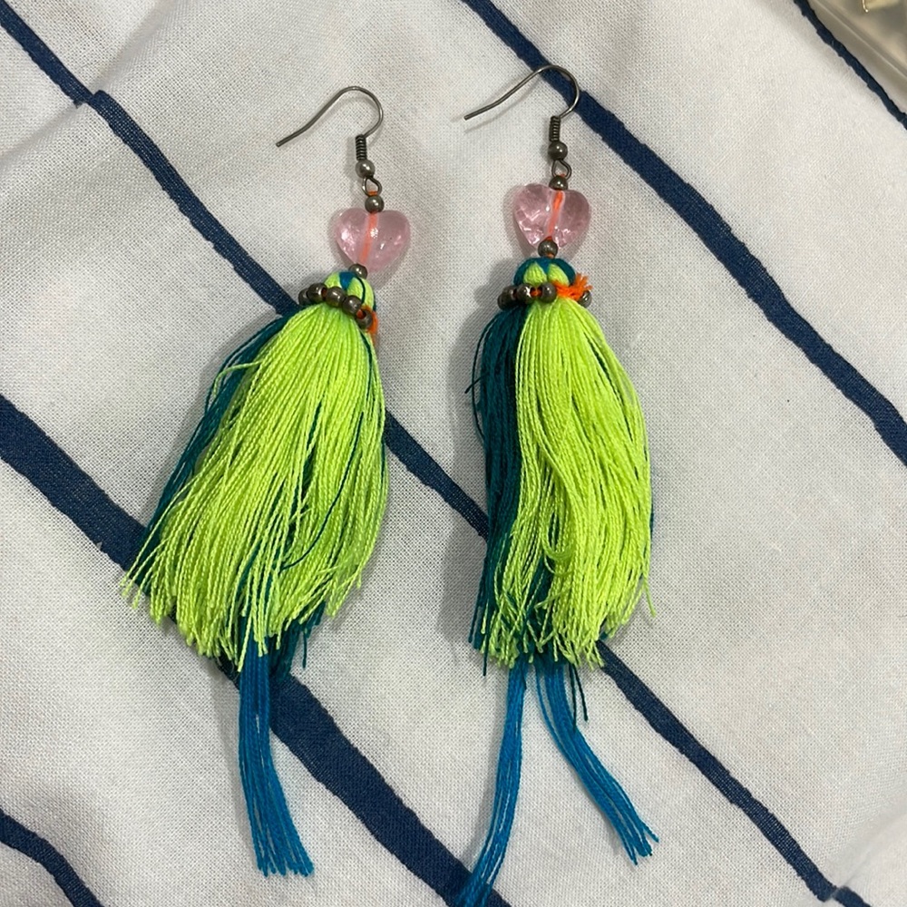 Fringe earrings